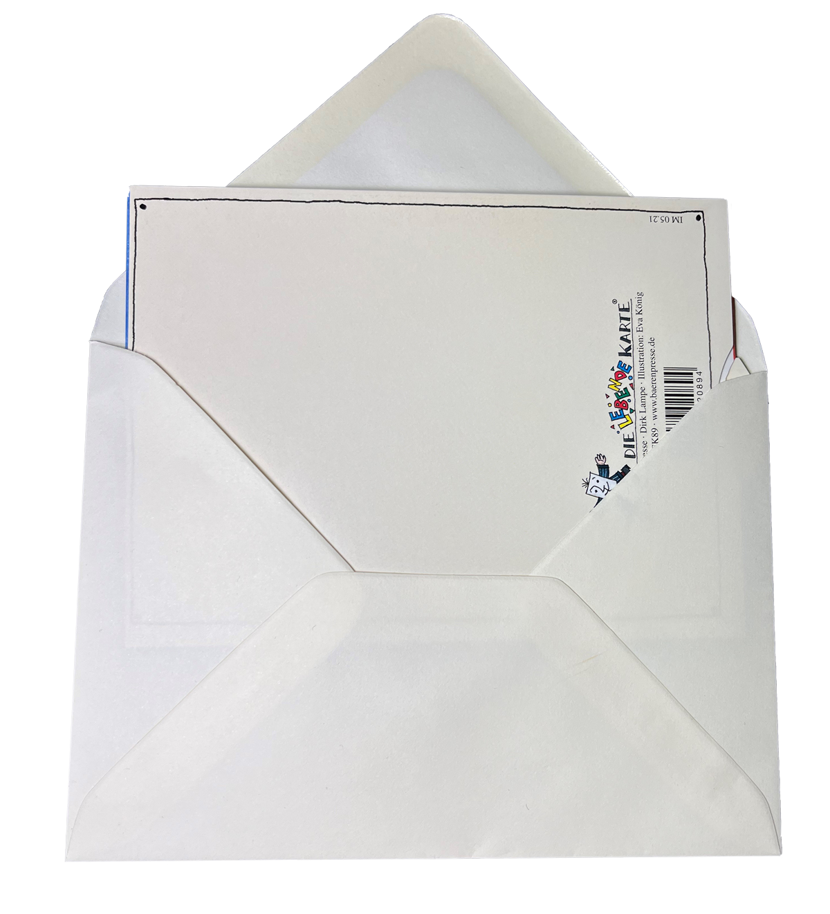 Lebende Karte "Sleeping Santa"