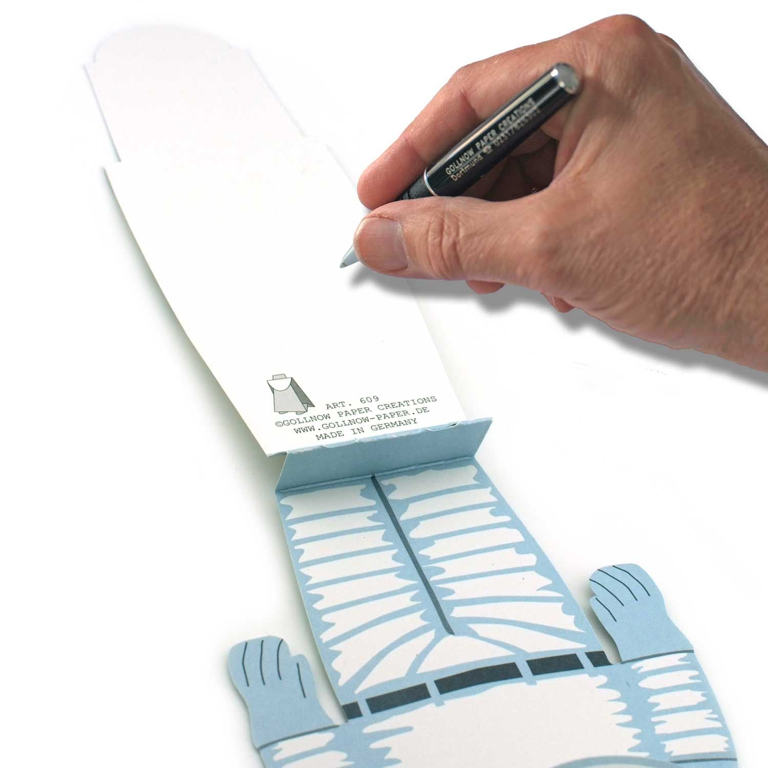 3D Typkarte "Astronautin"