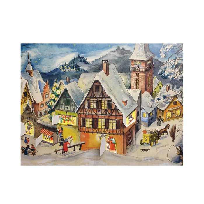 Adventskalender "Kleines Dorf im Winter"