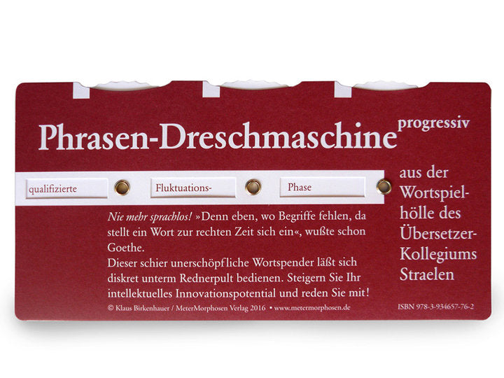 PHRASEN-DRESCHMASCHINE