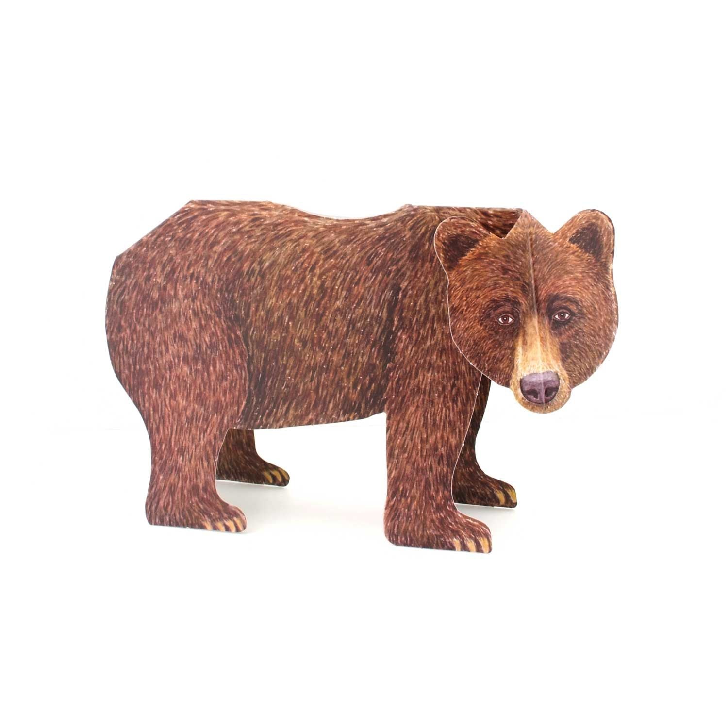 Carte pliante animal 3D "Ours"