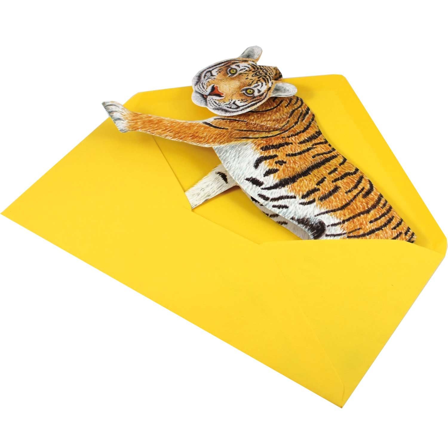 3D Tierfaltkarte "Tiger"