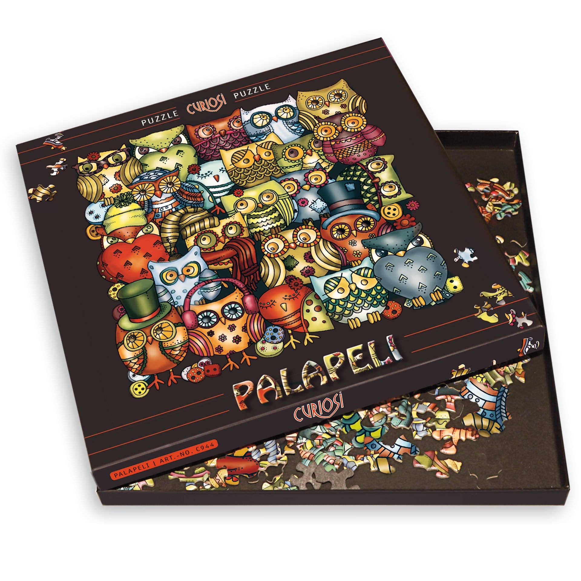 Puzzle Palapeli "Eulen"